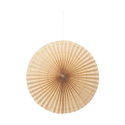 Papier Ornamente Stella Rosetta S | natur, gold